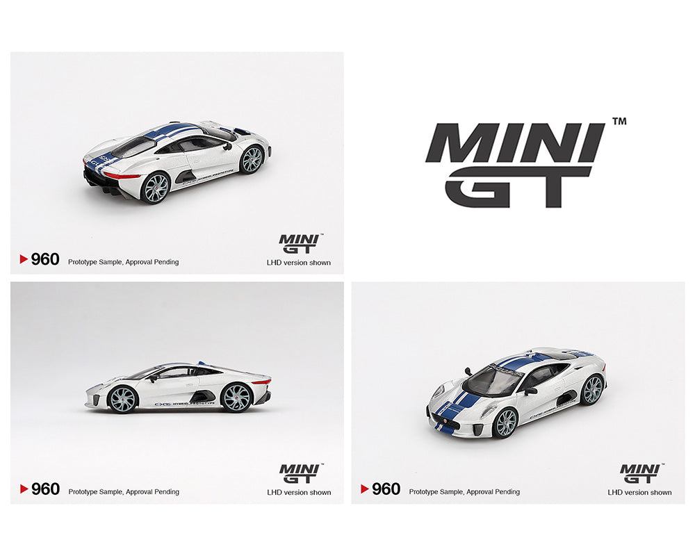 Mini GT 1:64 Jaguar C-X75 – Silver