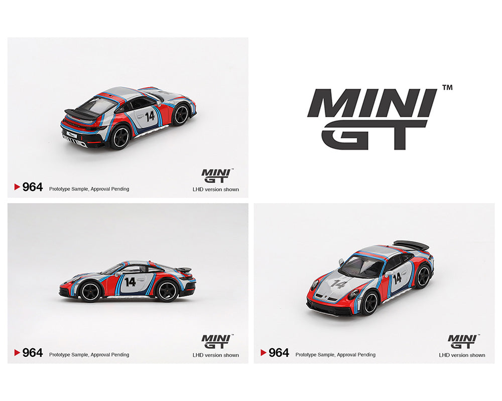 Mini GT 1:64 Porsche 911 Dakar “Rally 1974” – Ice Grey Metallic - House of Cars Virginia