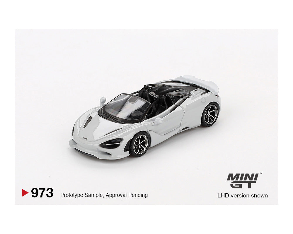 Mini GT 1:64 McLaren 750S Spider – Cirrus Grey - House of Cars Virginia