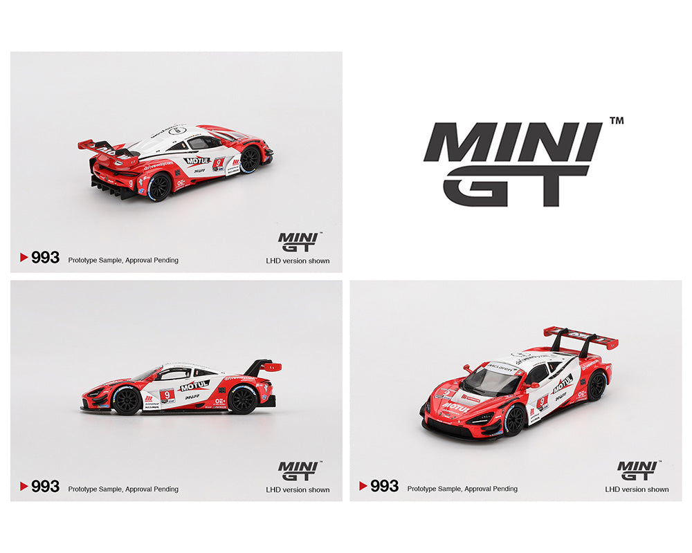 Mini GT 1:64 McLaren 720S GT3 Evo Pfaff Motorsports 2024 IMSA Laguna Seca - House of Cars Virginia