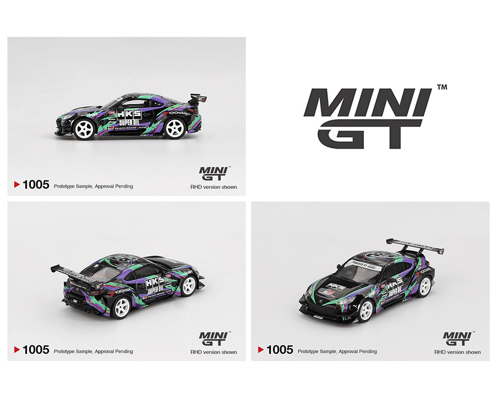 Mini GT 1:64 Toyota GR86 HKS TYPE R 2022 Tokyo Auto Salon – Black - House of Cars Virginia