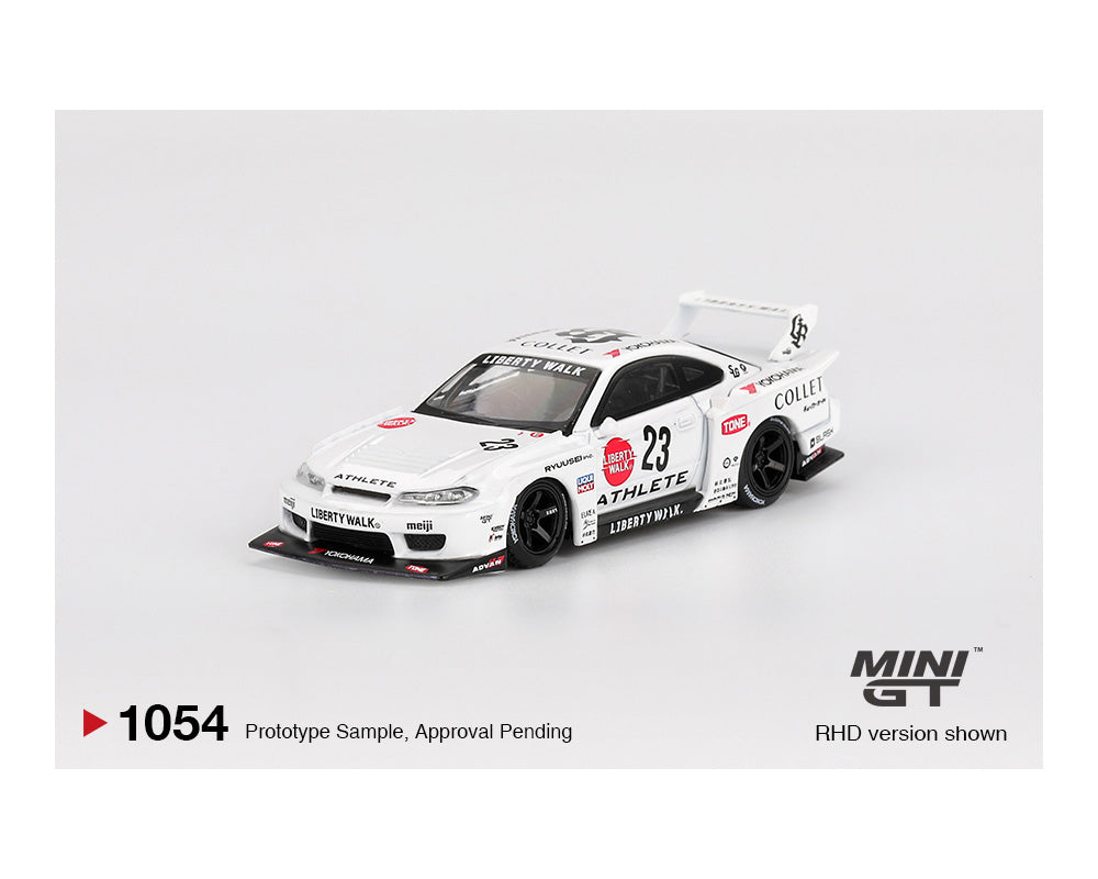 Mini GT 1:64 Nissan LB-Super Silhouette S15 SILVIA ATHLETE – White