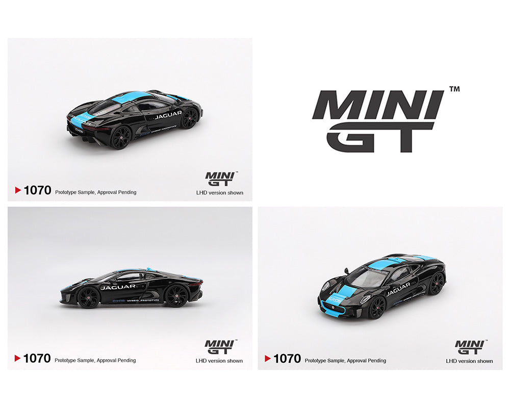 Mini GT 1:64 Jaguar C-X75 – Black – Mijo Exclusives - House of Cars Virginia
