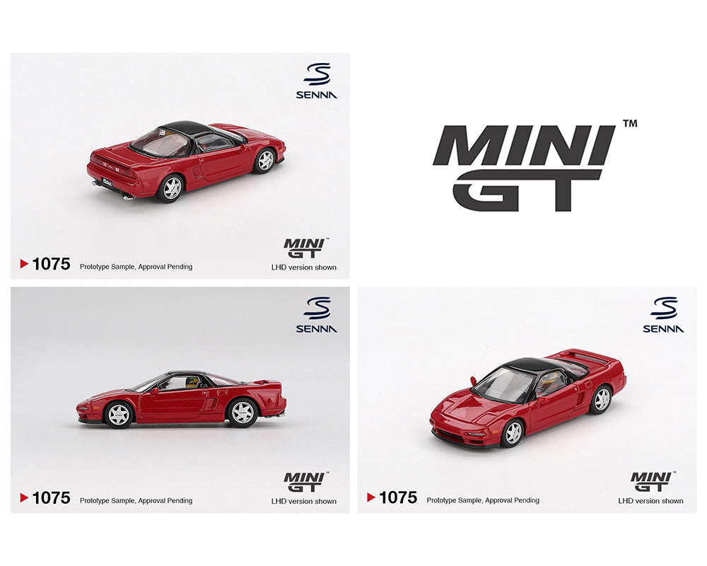 Mini GT 1:64 Honda NS-X Prototype Midship Sports 1989 Ayrton Senna w/ Figure- Mijo Exclusives
