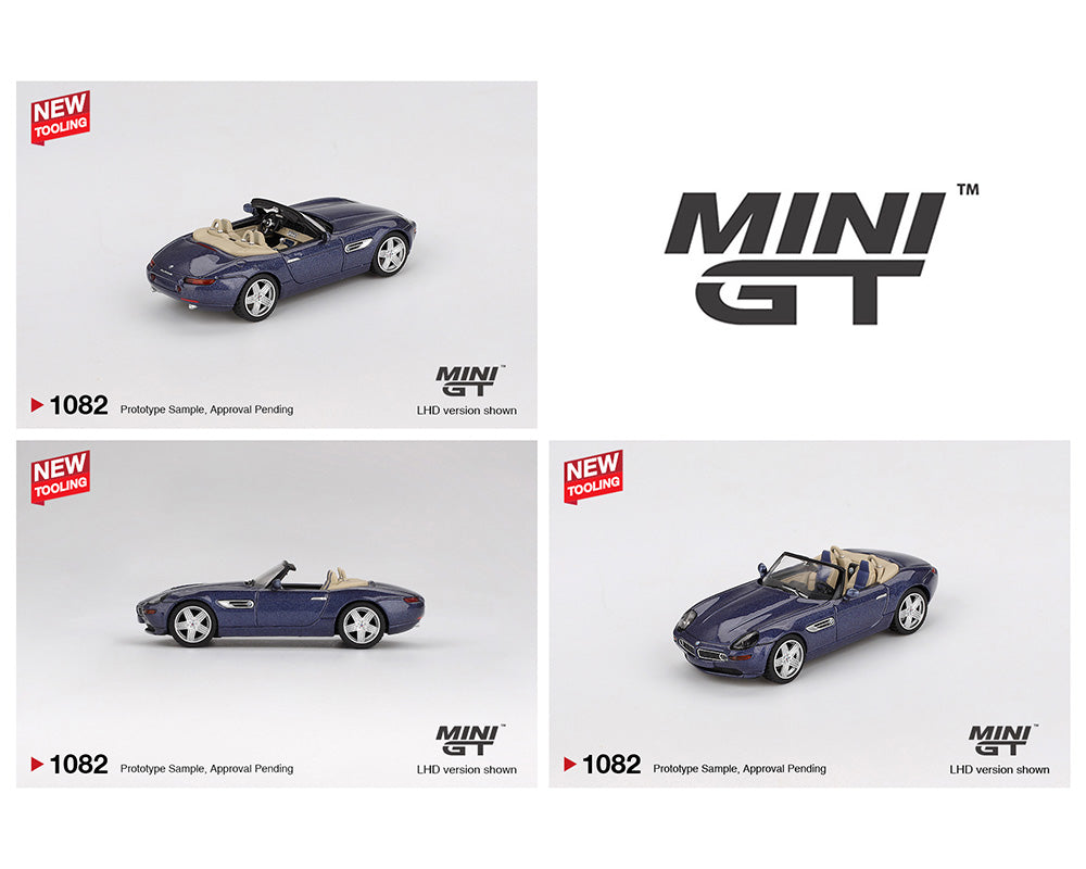 Mini GT 1:64 BMW Z8 Alpina – Alpine Blue – Mijo Exclusives