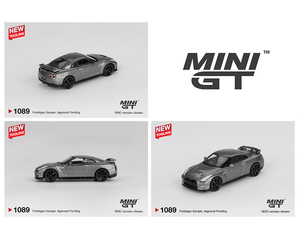 Mini GT 1:64 2013 Nissan GT-R NISMO R35 CRS Version – Dark Metal Gray - House of Cars Virginia