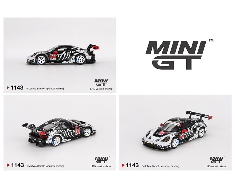 (Preorder) Mini GT 1:64 Porsche 911 GT3 R #77 AO Racing 2025 IMSA Petit Le Mans 1 Per Person - House of Cars Virginia