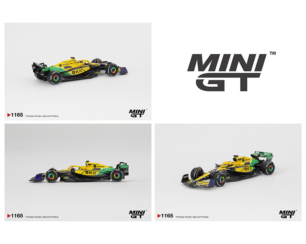 Mini GT 1:64 McLaren MCL38 #81 Oscar Piastri 2024 F1 2024 Monaco GP 2nd Place - House of Cars Virginia