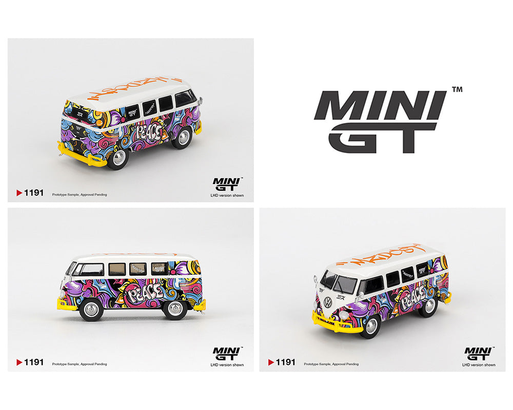 Mini GT 1:64 Volkswagen T1 Microbus Mizu Design