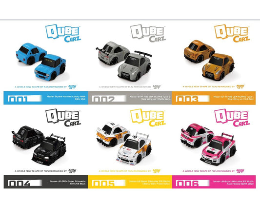 (Preorder) Mini GT QubeCarz Series 1 Liberty Walk Assortment - House of Cars Virginia