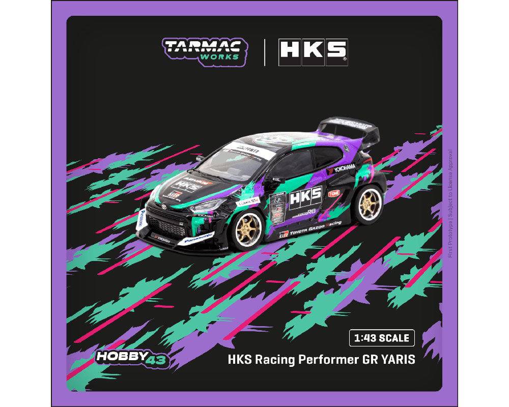 Tarmac Works 1:43 HKS Racing Performer GR YARIS – Hobby43 - House of Cars Virginia
