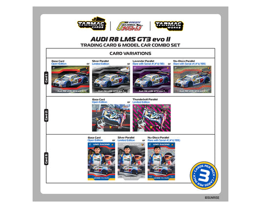Tarmac Works 1:64 Audi R8 LMS GT3 evo II Sugo – Macau GT Cup – FIA GT World Cup 2024 Uno Racing James Yu – Hobby64 & Tarmac Cards - House of Cars Virginia