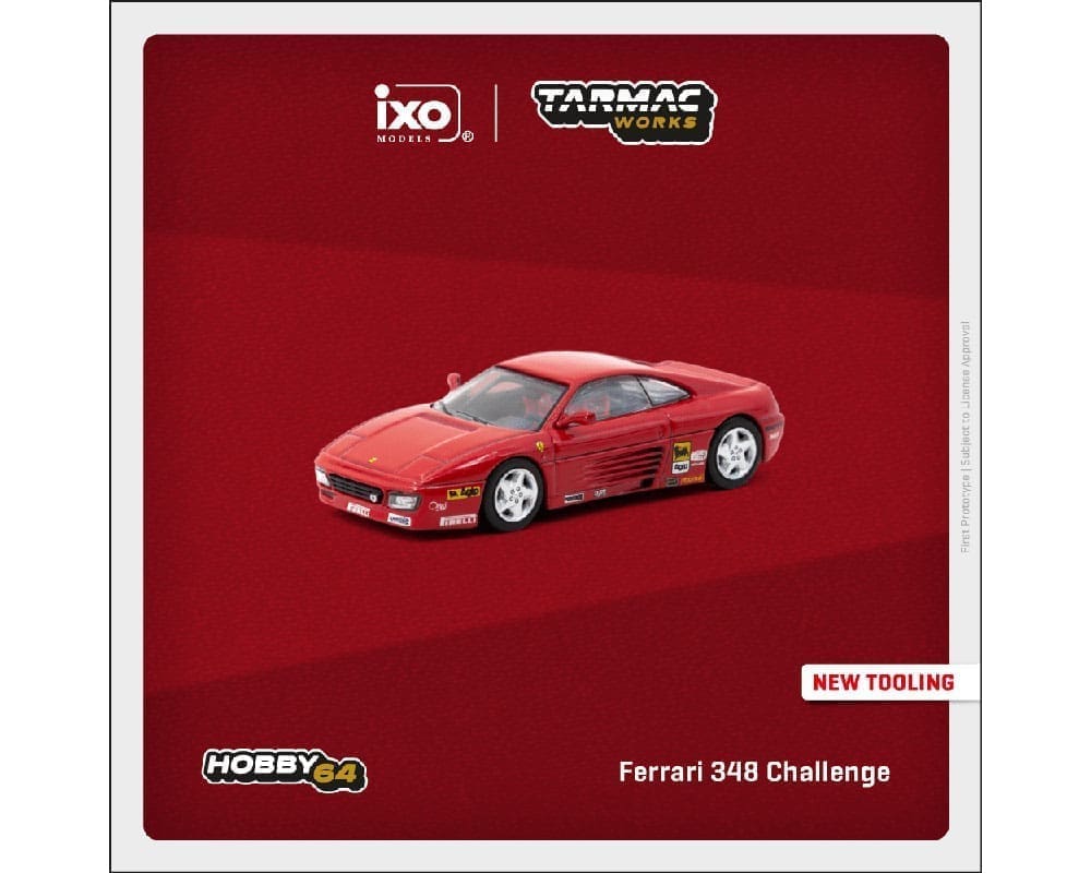 Tarmac Works 1:64 Ferrari 348 Challenge Presentation Red – Hobby64 - House of Cars Virginia
