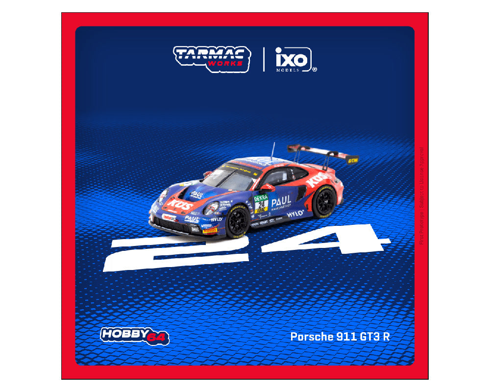 Tarmac Works 1:64 Porsche 911 GT3 R DTM 2023 Ayhancan Güven #24 - House of Cars Virginia