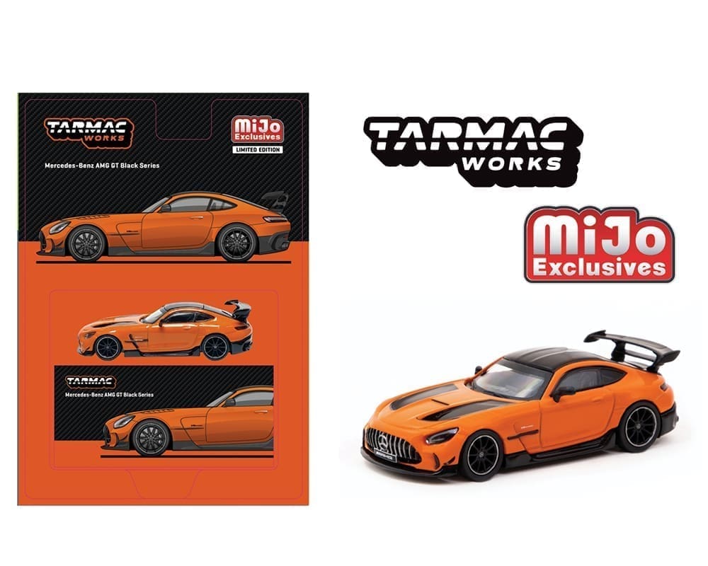 Tarmac Works 1:64 Mercedes-Benz AMG GT Black Series – Orange – Global64 – Mijo Exclusives - House of Cars Virginia