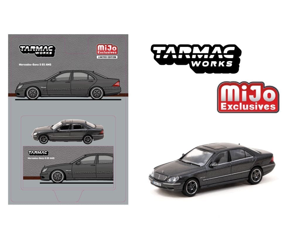 Tarmac Works 1:64 Mercedes-Benz S65 AMG – Grey – Global64 - House of Cars Virginia