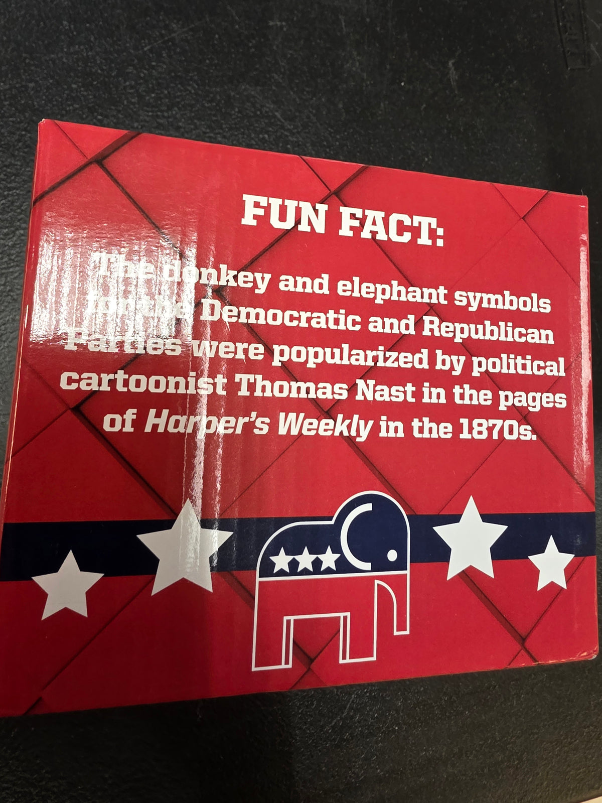 Republican Elephant Washington Nationals Election Night SGA 2016 NIB - House of Cars Virginia