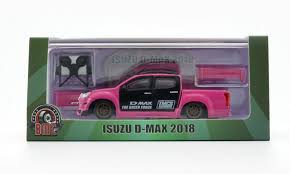 BM Creations 1/64 Isuzu D-MAX 2018 Low Rider Pink (TMCS Malaysia 2025 event model - House of Cars Virginia