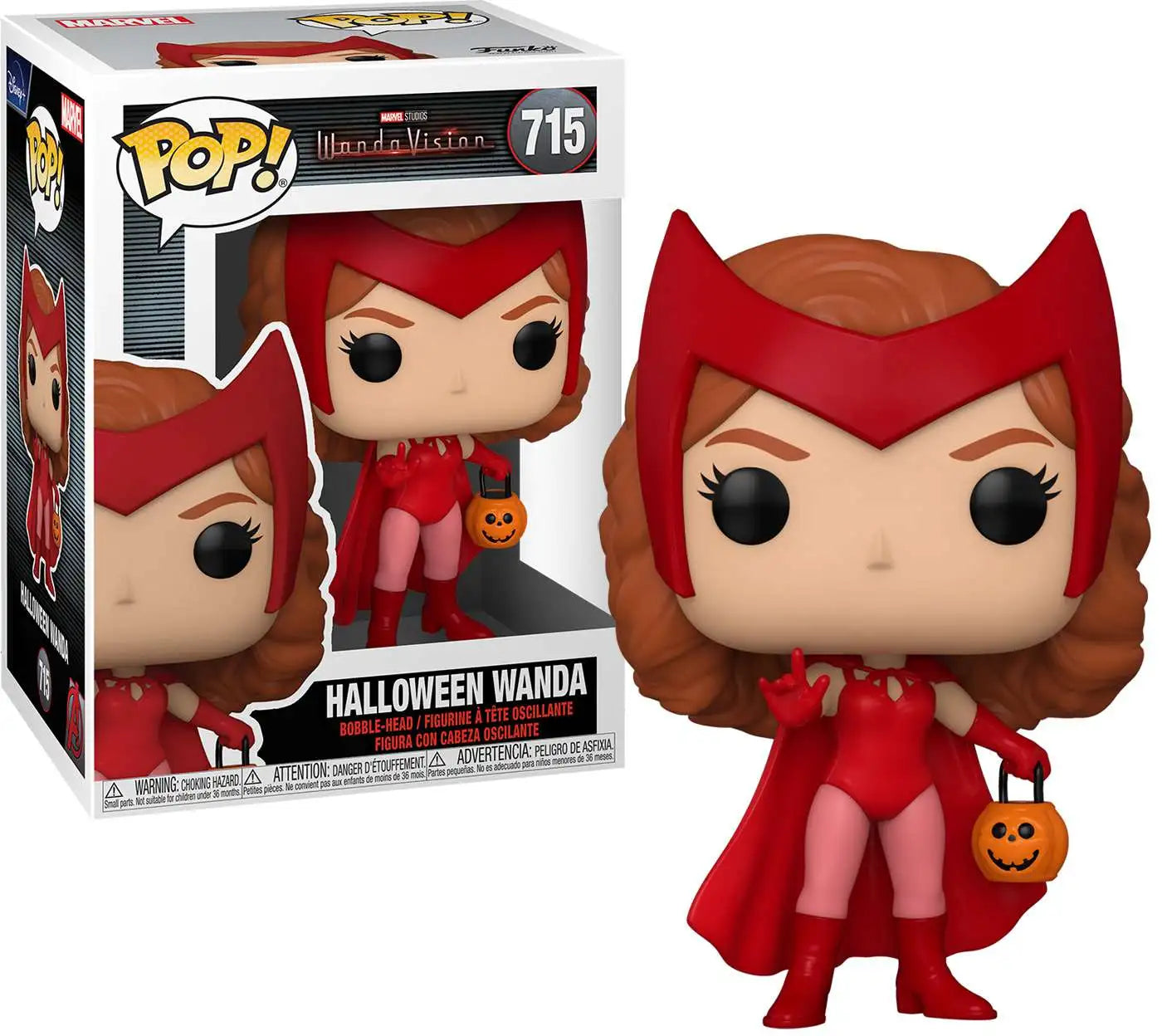 Funko Pop Marvel Studios Wanda Vision, Wanda (Halloween) #715 - House of Cars Virginia