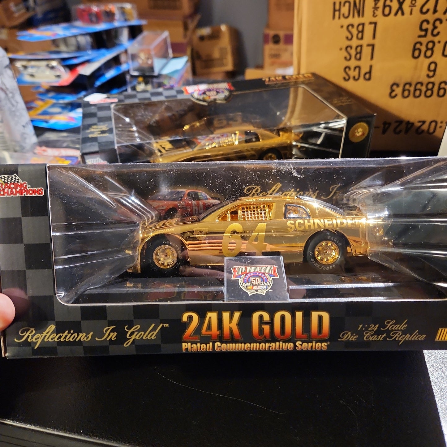 1:24 Die Cast Car #64 Racing Champions 24K Gold - House of Cars Virginia