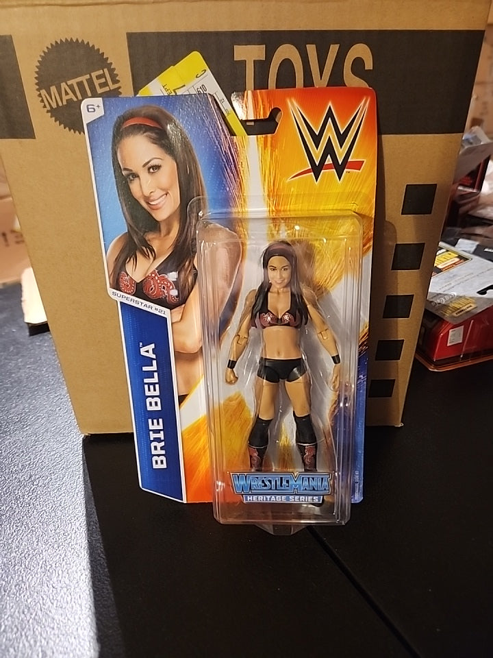 BRIE BELLA WWE MATTEL SUPERSTAR #21 WRESTLEMANIA XXX HERITAGE SERIES FIGURE - House of Cars Virginia