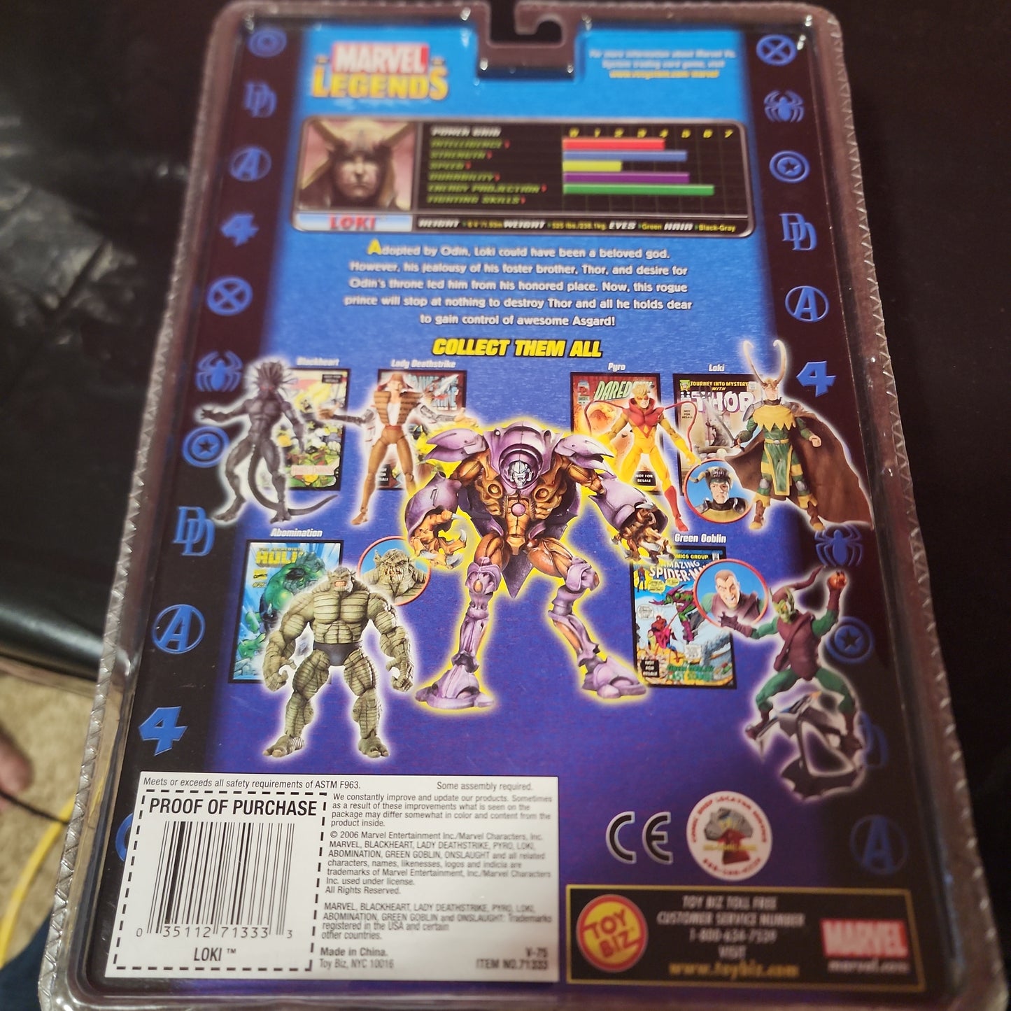 Marvel Legends Onslaught Series Loki Figure - House of Cars Virginia