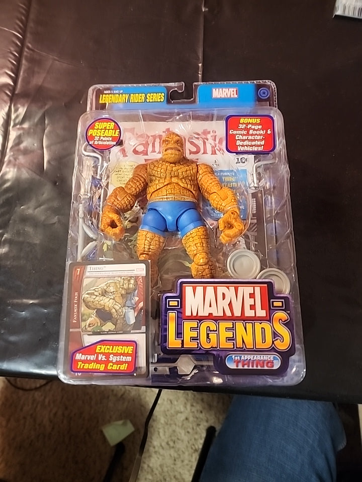 NEW Marvel Legends The Thing Fantastic Four 6" Action Figure 2005 - House of Cars Virginia