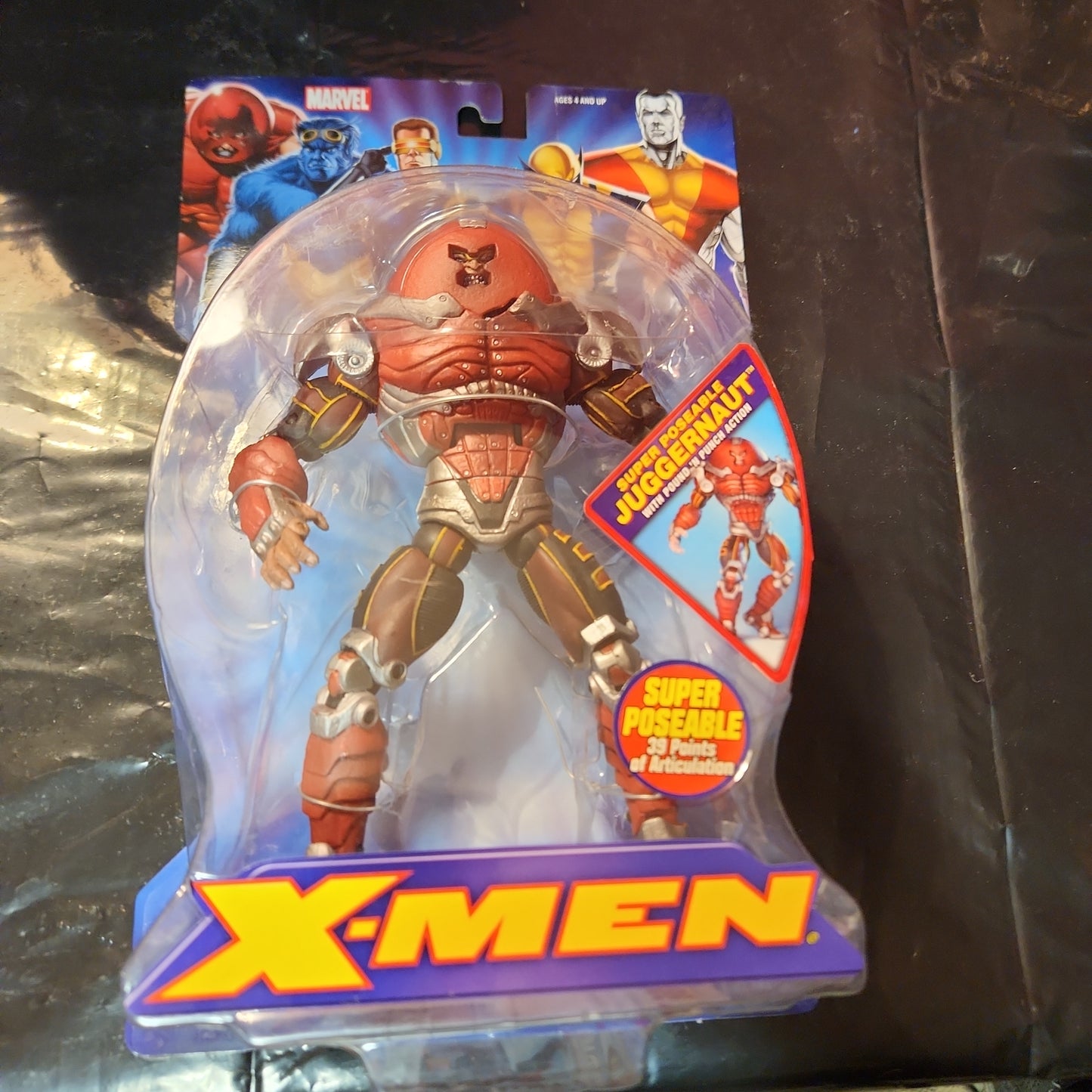 TOY BIZ 2006 X-MEN - SUPER POSEABLE JUGGERNAUT 6" ACTION FIGURE - House of Cars Virginia