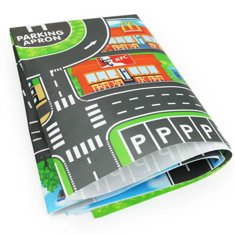 Road Mat Children Traffic Car Map Boy Girls Educational Toy Road Carpet Playmat - House of Cars Virginia