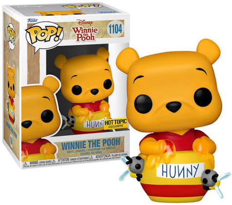 Funko POP! Winnie the Pooh - Winnie the Pooh in Pot of "Hunny" #1104 Hot Topic Exclusive