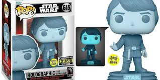 Funko POP! Star Wars - Holographic Luke Skywalker #615