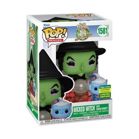 Funko POP! The Wizard of Oz 85th Anniversary - Wicked Witch with Winged Monkey #1581
