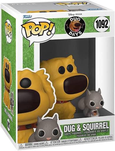 Funko POP! Disney Pixar: Dug Days - Dug & Squirrel #1092
