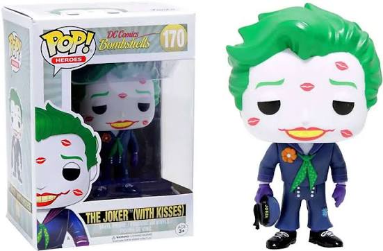 Funko POP! DC Comics Bombshells - The Joker (With Kisses) #170