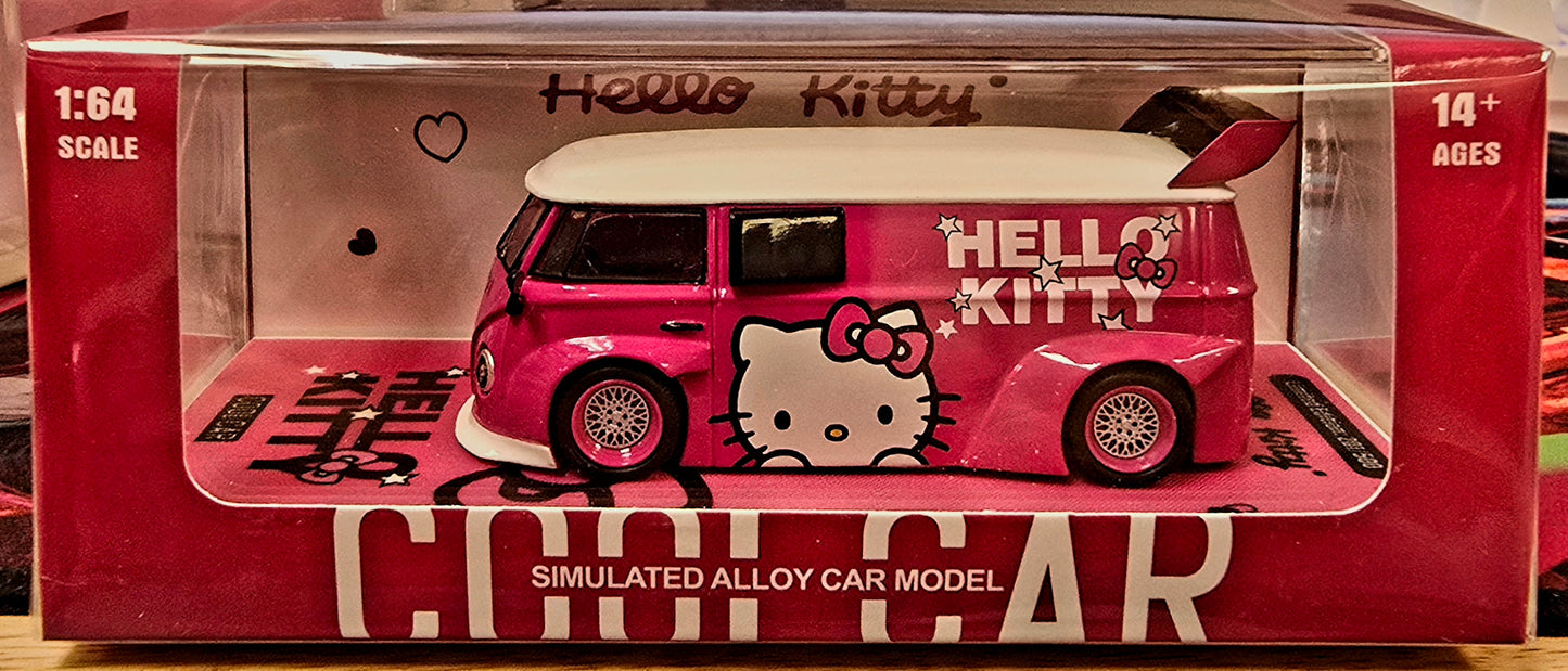 Cool Car International Hello Kitty Slammed VW Bus (Dark Pink)