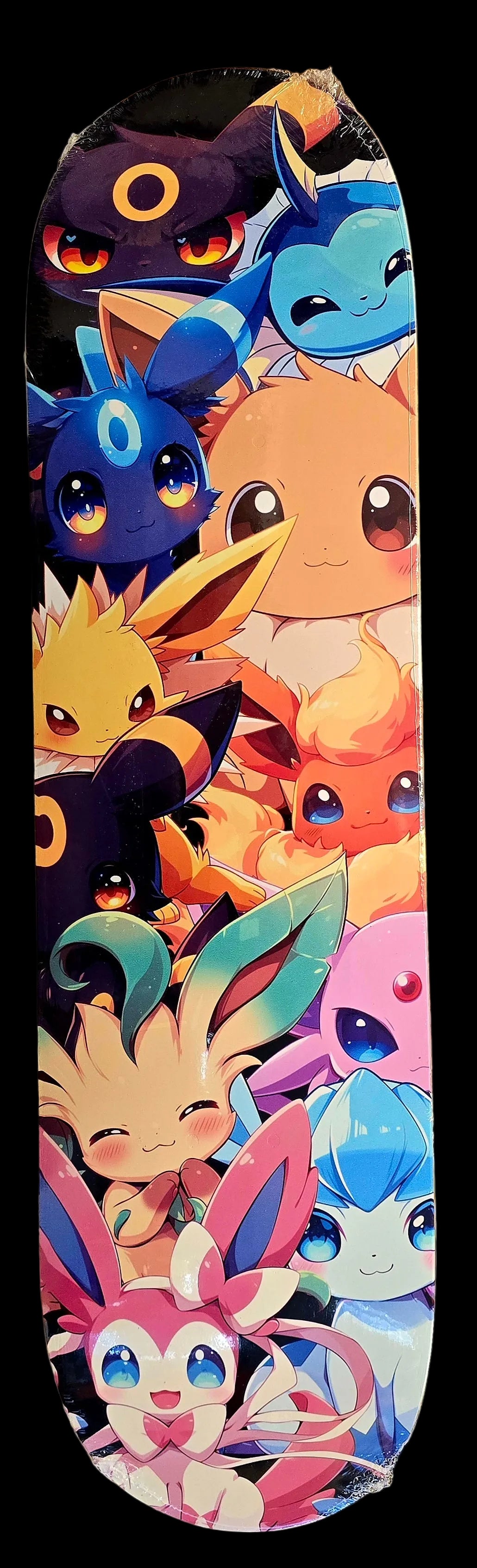 Enzo's Shed Art Skatedeck-Eeveelutions