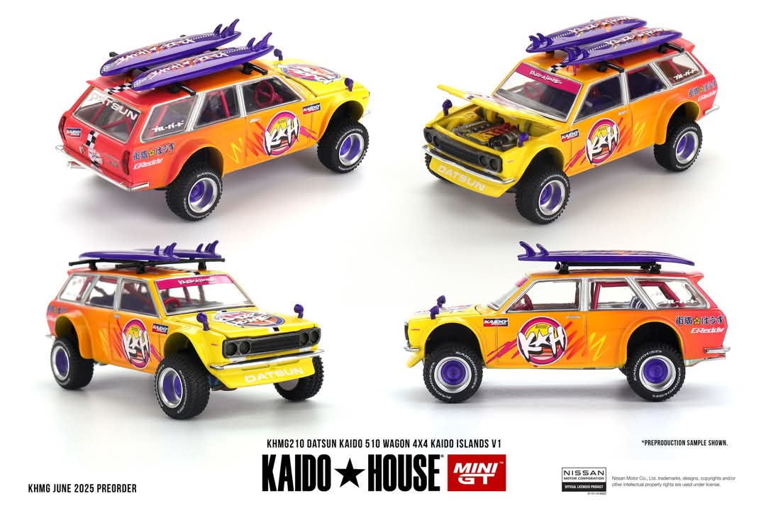 Kaido House Datsun 4x4 wagon off road islands V1
