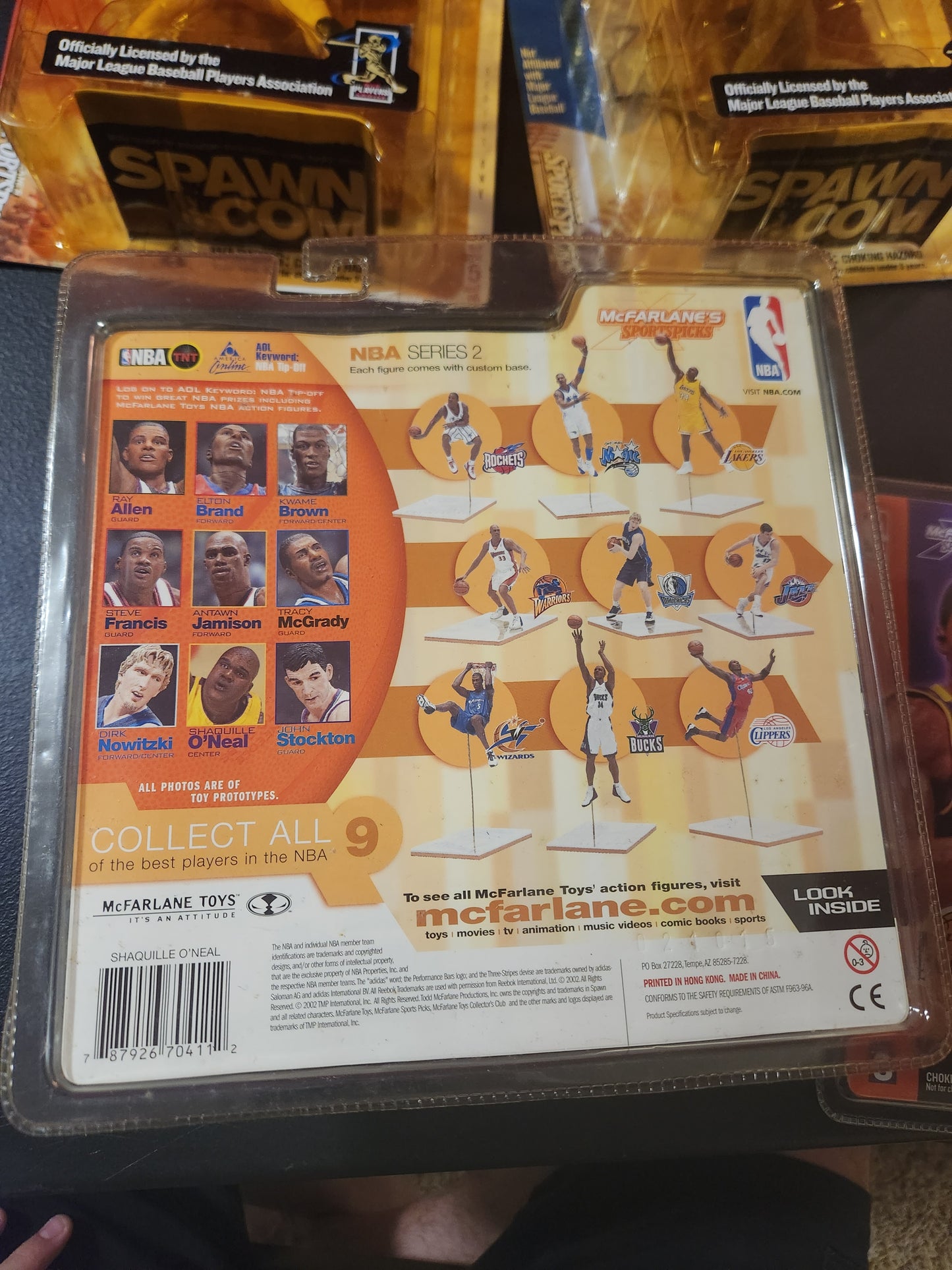 SHAQUILLE O'NEAL Vintage 2002 McFarlane's SportsPicks LA Lakers Action Figurine - House of Cars Virginia