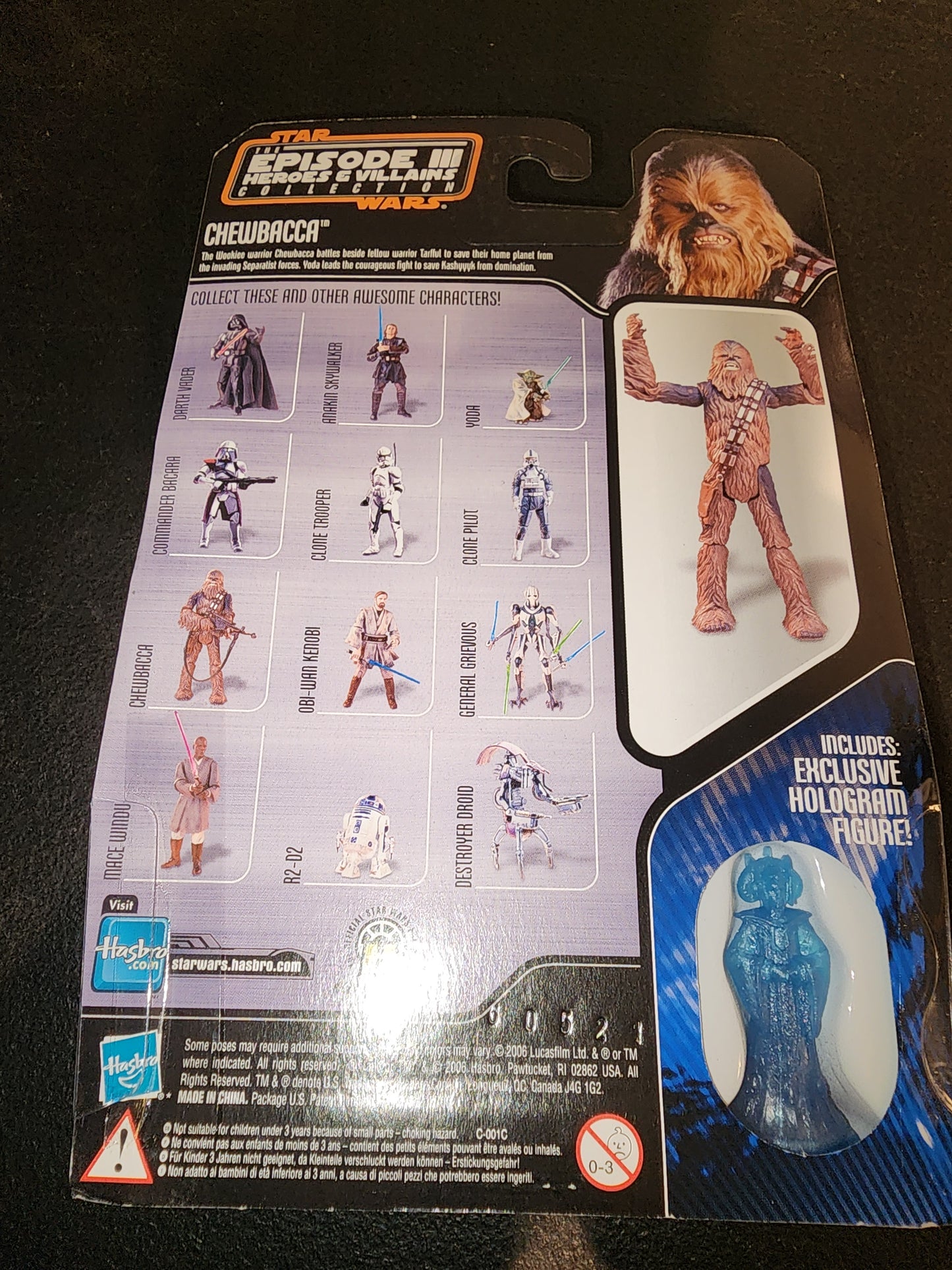 STAR WARS 2006 Saga Collection CHEWBACCA EPISODE III HEROES & VILLAINS 7 Of 12 - House of Cars Virginia