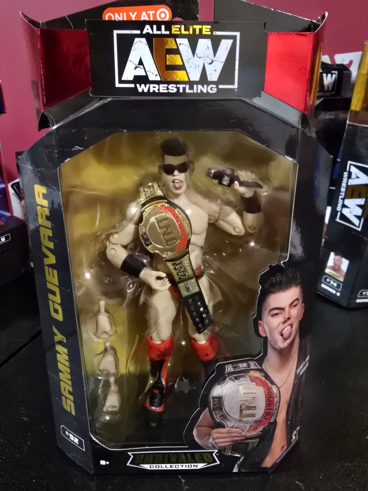Jazwares AEW Unrivaled Series Sammy Guevara (Target Exclusive) - House of Cars Virginia