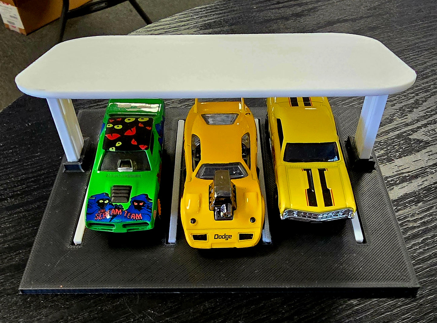 3 Car Carport Diorama (1:64 scale) (cars not included) - House of Cars Virginia