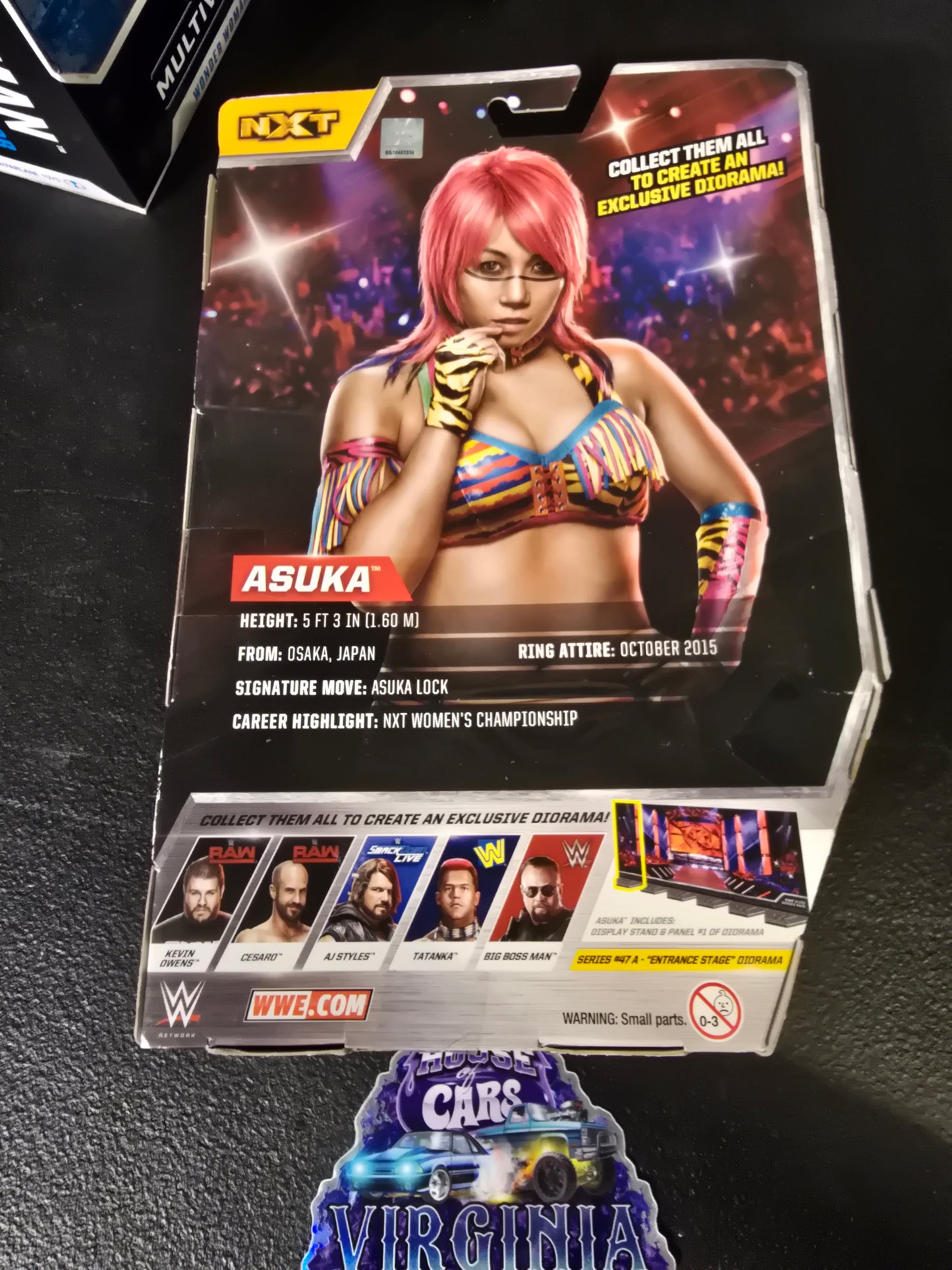 Mattel WWE Elite Collection Series #47A NXT Asuka Action Figure, 2016. NEW! - House of Cars Virginia