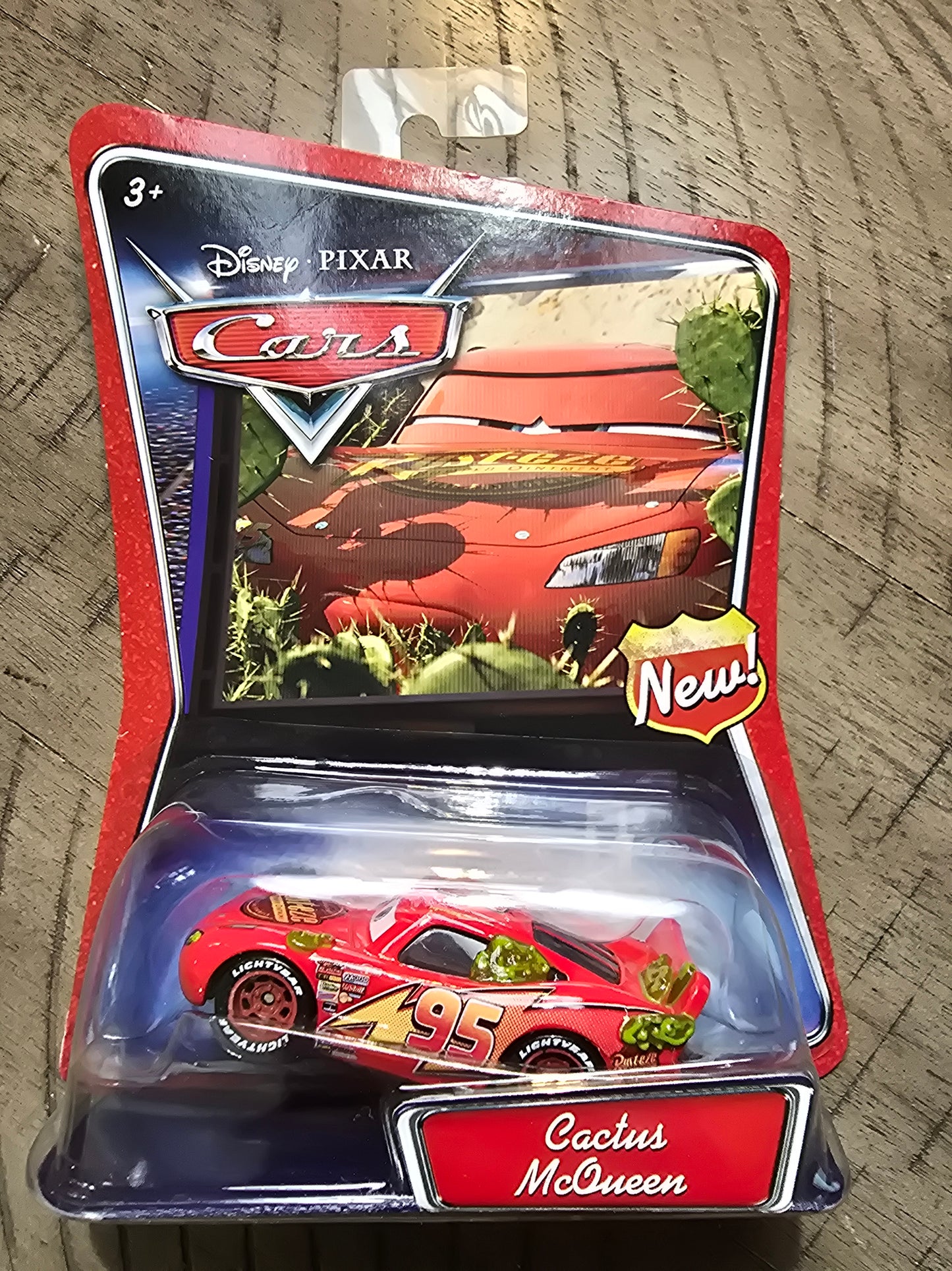 Disney Pixar Cars Cactus McQueen 1:55 Diecast 2007 New Mattel - House of Cars Virginia