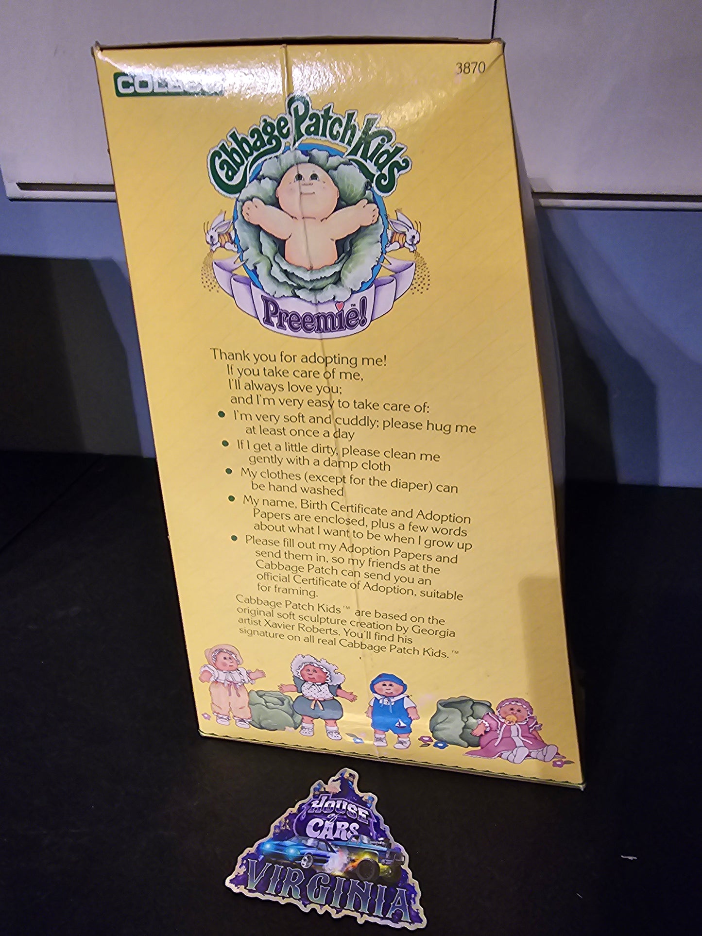 1985 Cabbage Patch kids preemie Kristi Alexine VHTF - House of Cars Virginia