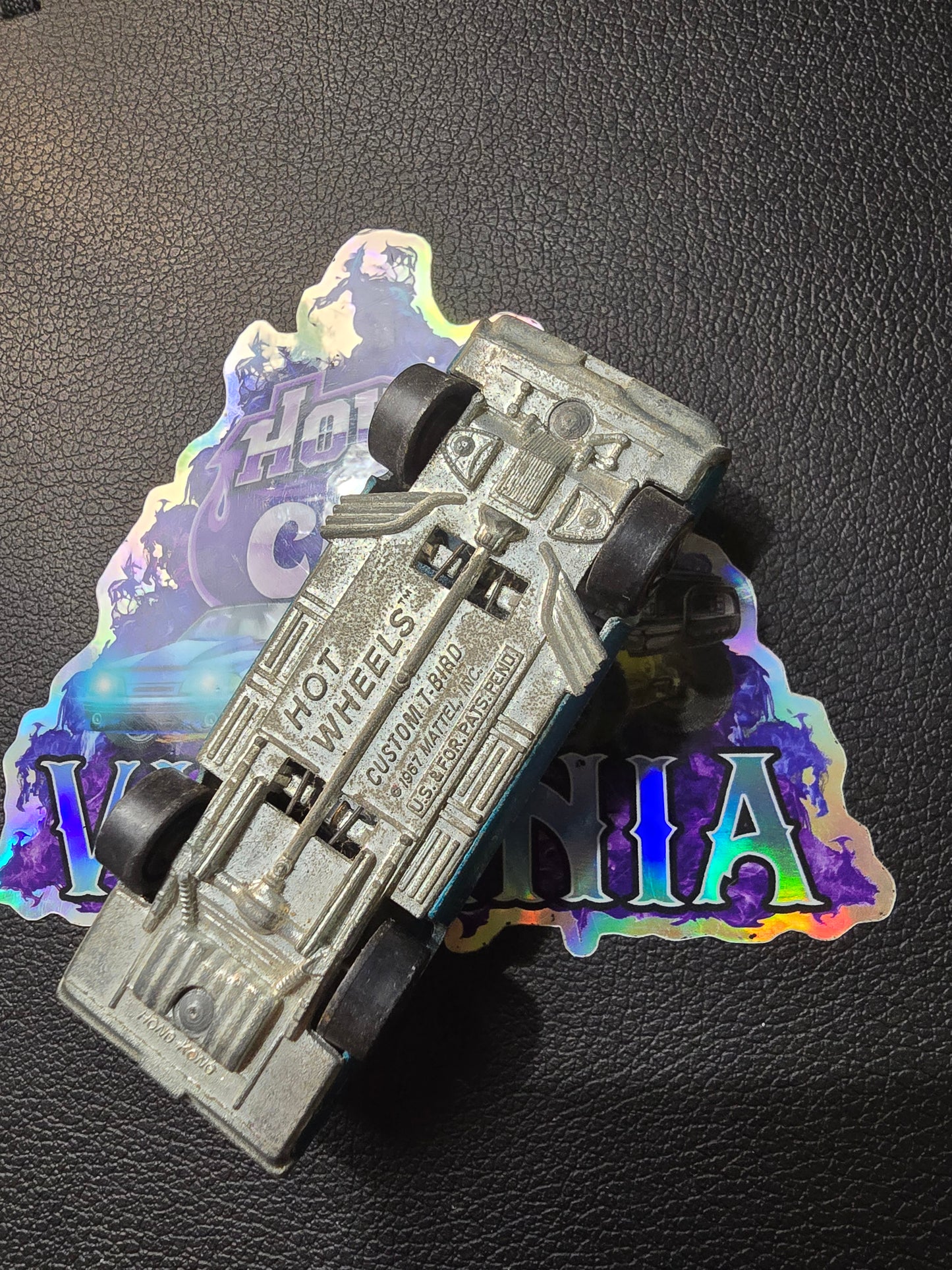 Vintage 1968 Redline Hot Wheels Custom Thunderbird (T-Bird). Aqua U.S. Silver Int - House of Cars Virginia