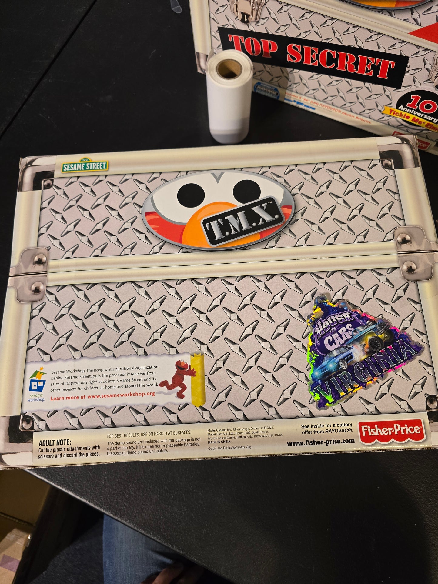 Fisher Price TICKLE ME ELMO TMX doll Top Secret 10th Anniversary New in Box - House of Cars Virginia