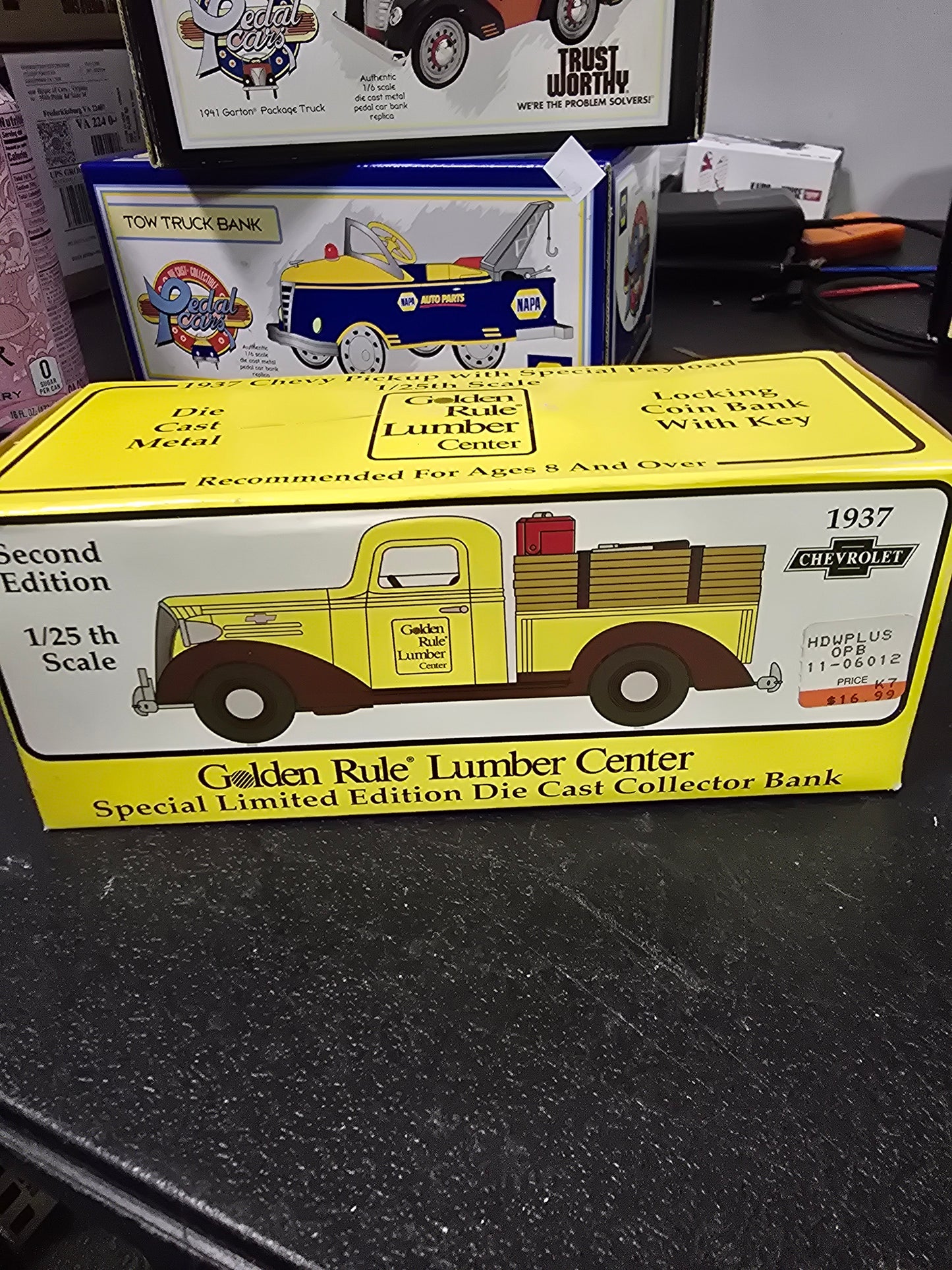 LIBERTY CLASSICS GOLDEN RULE LUMBER CENTER 1937 CHEVY PICKUP - House of Cars Virginia