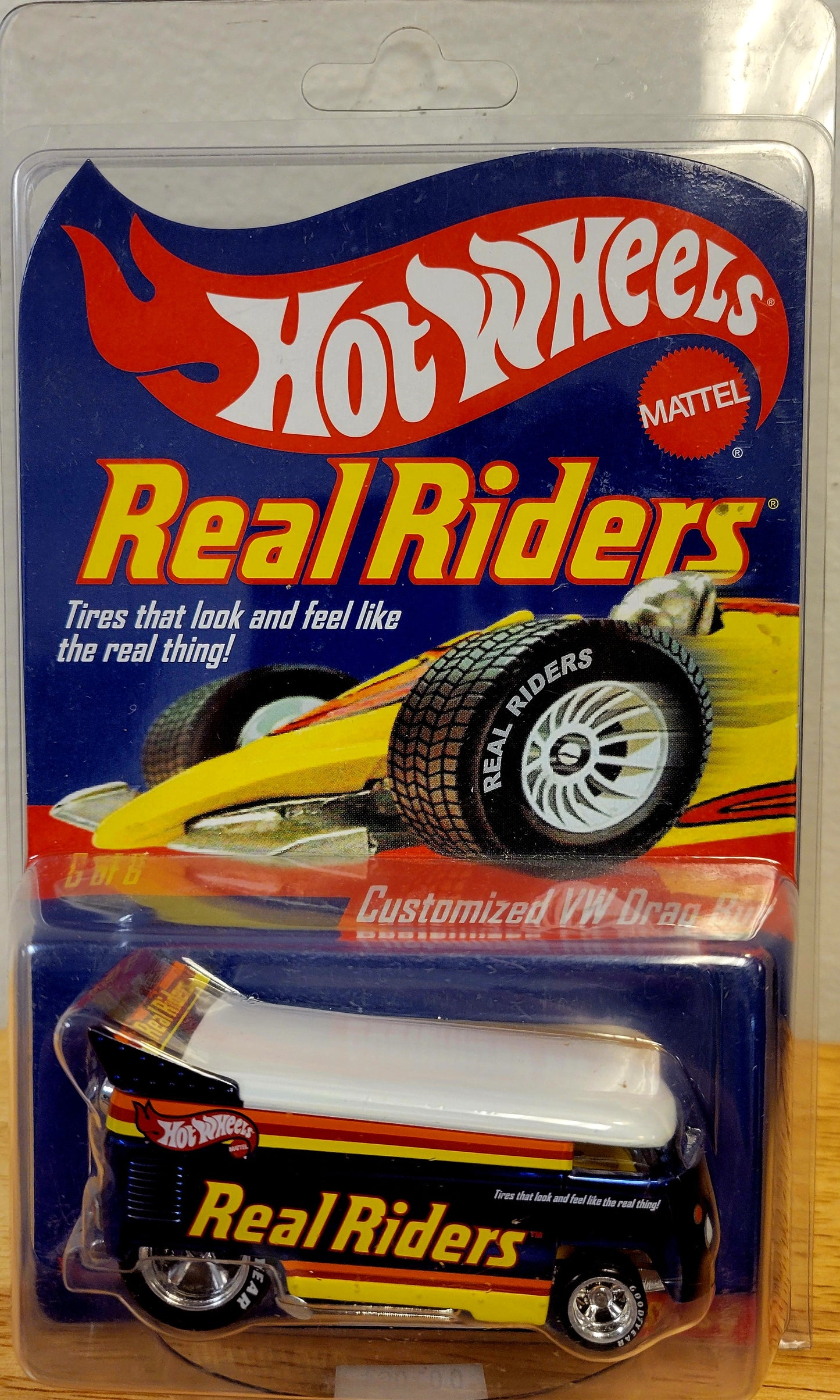 Hot Wheels Real Riders Customized VW Drag Bus