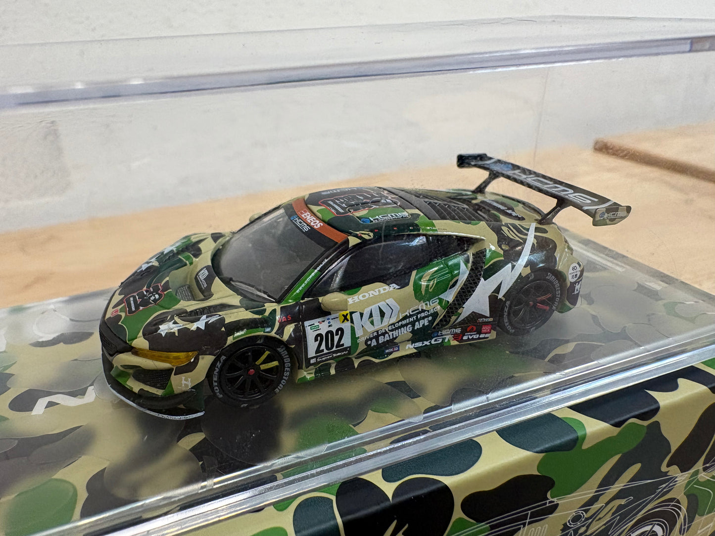 Pop Race 1/64 x A Bathing Ape Acura NSX GT3 EVO 22