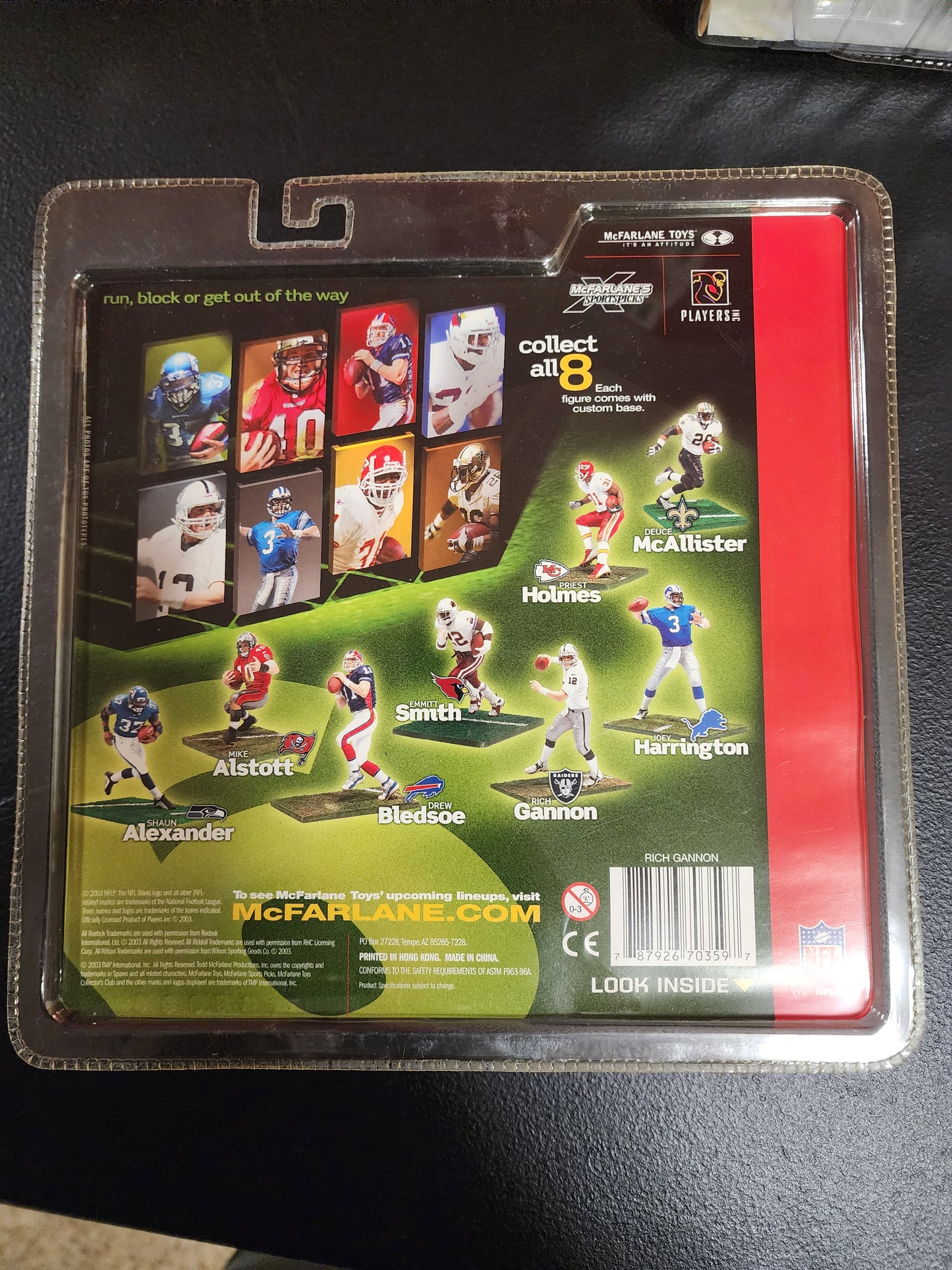 MCFARLANE RICH GANNON 2003 CHIEFS VARIANT FIGURE NRFB - House of Cars Virginia